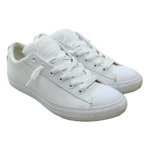 Converse Chuck Taylor All Star Street White Leather Low Top Sneakers